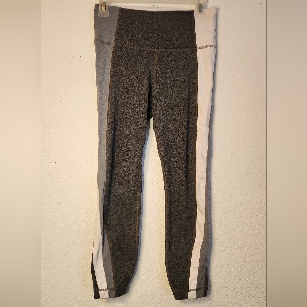 Athleta Colorblock Asym Powervita 7/8 Tight, Size S